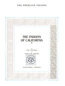 The Indians of California cover