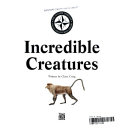 Incredible Creatures cover