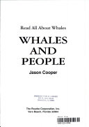 Whales and People cover