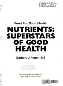Nutrients: Superstars of Good Health cover