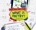 What Is Poetry? cover