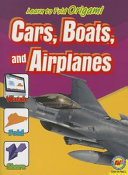 Cars, Boats, and Airplanes cover
