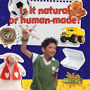 Is It Natural or Human-Made? cover