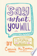 Say What You Will cover