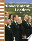 Government Leaders: Then and Now cover
