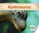 Apatosaurus (English) cover