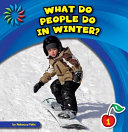 What Do People Do in Winter? cover