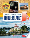 What's Great About Rhode Island? cover