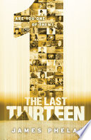 The Last Thirteen: 1 cover