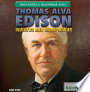 Thomas Alva Edison: Inventor and Entrepreneur cover