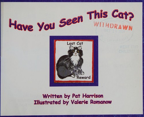 Have You Seen This Cat? cover