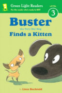 Buster the Very Shy Dog Finds a Kitten cover