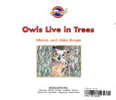 Owls in the Fall cover