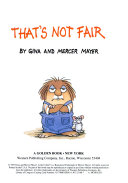 That's Not Fair cover
