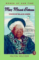 Mary McLeod Bethune: Voice of Black Hope cover