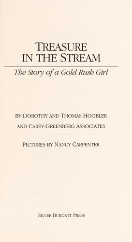 Treasure in the Stream: The Story of a Gold Rush Girl cover