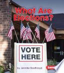 What Are Elections? cover