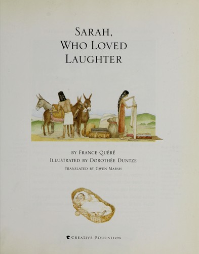 Sarah, Who Loved Laughter cover