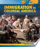 Immigration to Colonial America cover