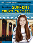 Becoming a Supreme Court Justice cover