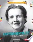 Environmentalist Rachel Carson cover
