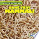 Name That Mammal! cover