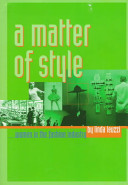 A Matter of Style: Women in the Fashion Industry cover