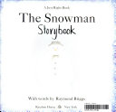 The Snowman Storybook cover