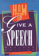 How to Give a Speech cover