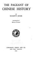 The Pageant of Chinese History cover