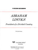 Abraham Lincoln: President of a Divided Country cover