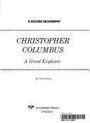 Christopher Columbus: A Great Explorer cover