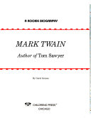 Mark Twain: Author of Tom Sawyer cover