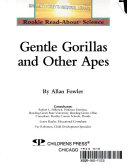 Gentle Gorillas and Other Apes cover