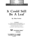 It Could Still Be a Leaf cover