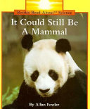 It Could Still Be a Mammal cover