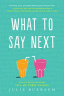 What to Say Next cover