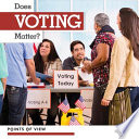 Does Voting Matter? cover