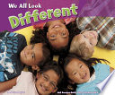 We All Look Different cover