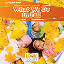 What We Do in Fall cover
