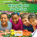What We Do in Spring cover