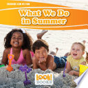 What We Do in Summer cover