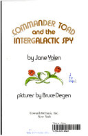 Commander Toad and the Intergalactic Spy cover