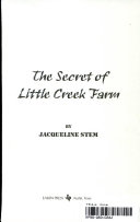 The Secret of Little Creek Farm cover