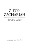 Z for Zachariah cover