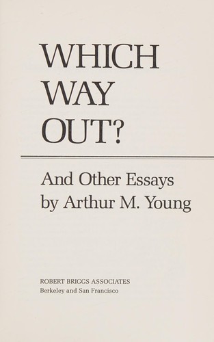 Which Way Out? cover