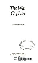 The War Orphan cover