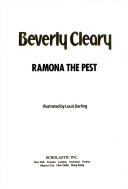 Ramona the Pest cover