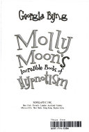 Molly Moon's Incredible Book of Hypnotism cover