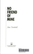 No Friend of Mine cover